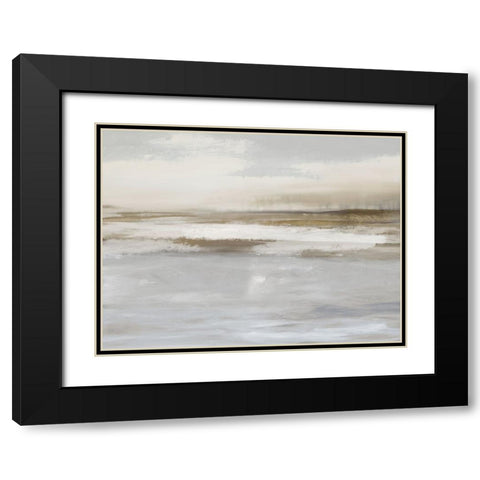 Horizon Light II Black Modern Wood Framed Art Print with Double Matting by Springer, Rachel