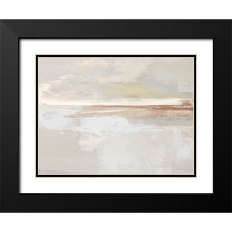 Horizon View III Black Modern Wood Framed Art Print with Double Matting by Springer, Rachel