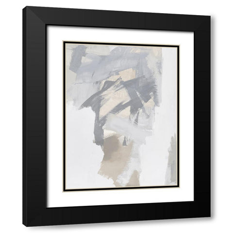 In Depth I Black Modern Wood Framed Art Print with Double Matting by Springer, Rachel