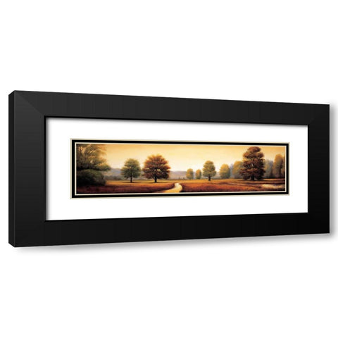 Landscape Panorama I Black Modern Wood Framed Art Print with Double Matting by Franklin, Ryan