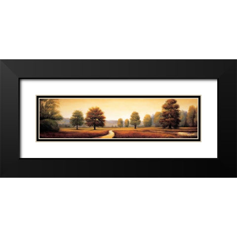 Landscape Panorama I Black Modern Wood Framed Art Print with Double Matting by Franklin, Ryan