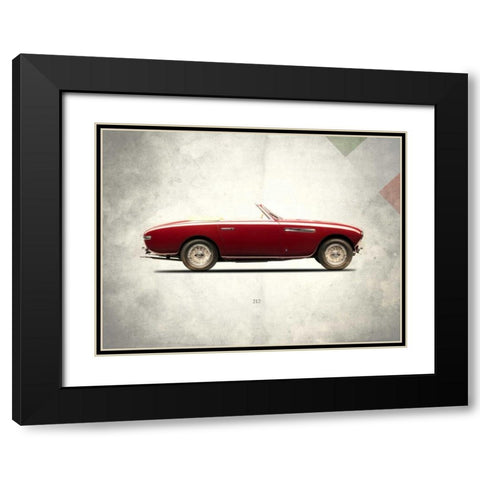 Ferrari 212 1951 Black Modern Wood Framed Art Print with Double Matting by Rogan, Mark