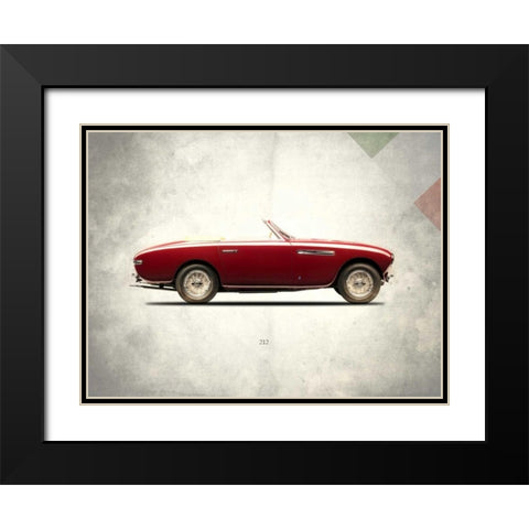 Ferrari 212 1951 Black Modern Wood Framed Art Print with Double Matting by Rogan, Mark