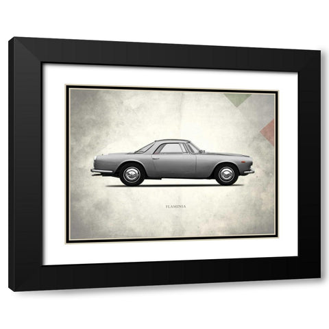 Lancia Flaminia 3c GT2 1962 Black Modern Wood Framed Art Print with Double Matting by Rogan, Mark