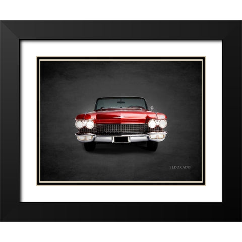 Cadillac Eldorado Black Modern Wood Framed Art Print with Double Matting by Rogan, Mark