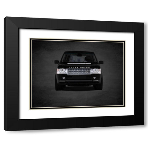 Range Rover Black Modern Wood Framed Art Print with Double Matting by Rogan, Mark