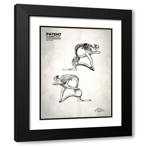 Auto Ornament 1931 Black Modern Wood Framed Art Print with Double Matting by Rogan, Mark