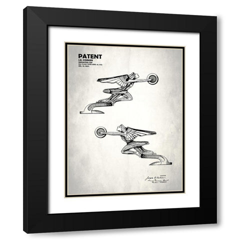 Auto Ornament Jul 1927 Black Modern Wood Framed Art Print with Double Matting by Rogan, Mark