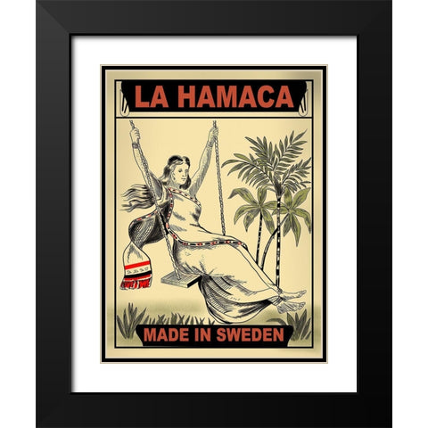 The Swing Black Modern Wood Framed Art Print with Double Matting by Rogan, Mark
