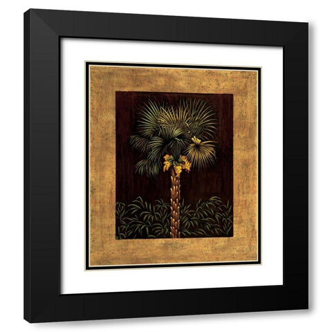 Tropical Paradise I Black Modern Wood Framed Art Print with Double Matting by Blanco, Samuel