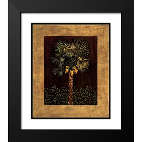 Tropical Paradise I Black Modern Wood Framed Art Print with Double Matting by Blanco, Samuel