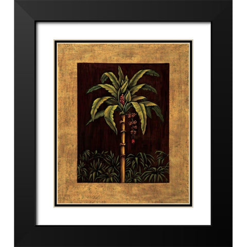 Tropical Paradise II Black Modern Wood Framed Art Print with Double Matting by Blanco, Samuel
