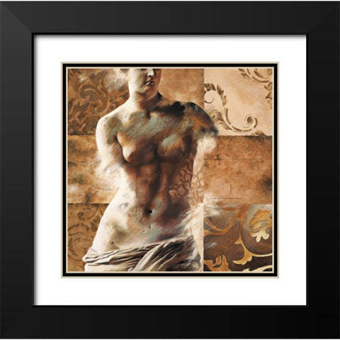 Venus de Milo Black Modern Wood Framed Art Print with Double Matting by Bellaunay, Sylvie