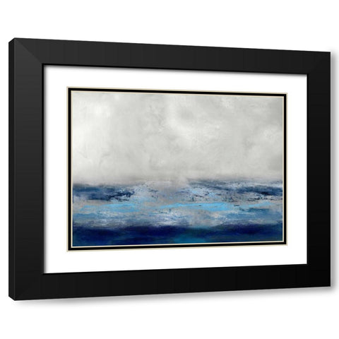 Terra Rising Black Modern Wood Framed Art Print with Double Matting by Messina, Jake