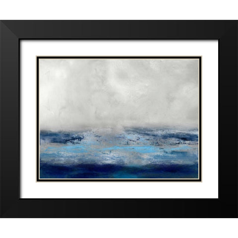 Terra Rising Black Modern Wood Framed Art Print with Double Matting by Messina, Jake