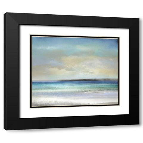 At the Shore Black Modern Wood Framed Art Print with Double Matting by Messina, Jake