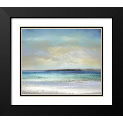 At the Shore Black Modern Wood Framed Art Print with Double Matting by Messina, Jake