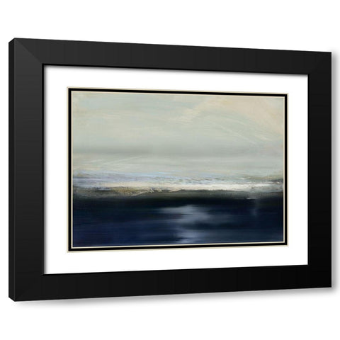 Land and Sky II Black Modern Wood Framed Art Print with Double Matting by Messina, Jake