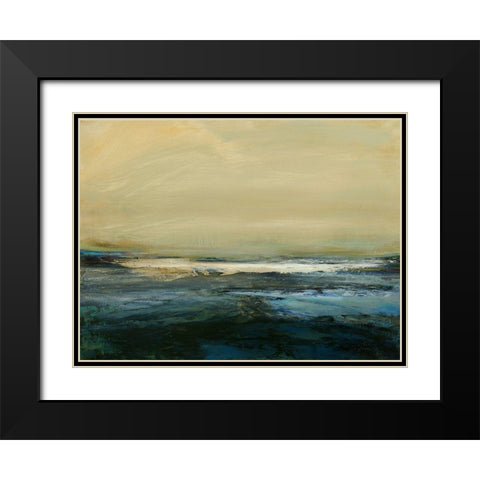 Land and Sky III Black Modern Wood Framed Art Print with Double Matting by Messina, Jake