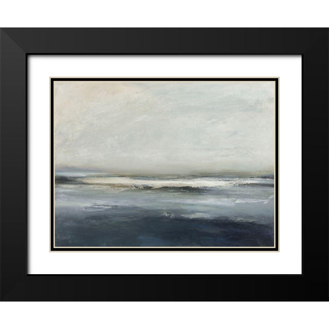 Land and Sky IV Black Modern Wood Framed Art Print with Double Matting by Messina, Jake