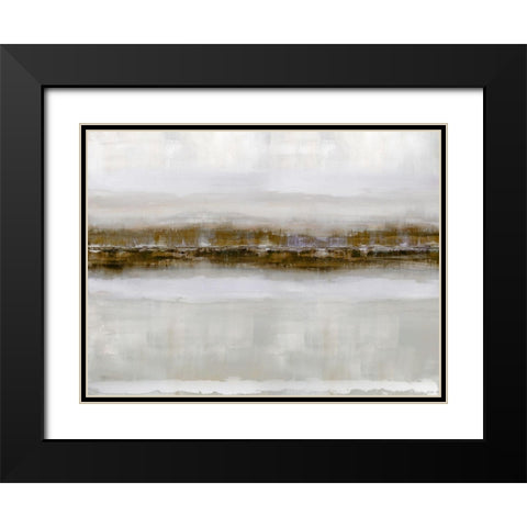 Reflections in Sienna Black Modern Wood Framed Art Print with Double Matting by Messina, Jake