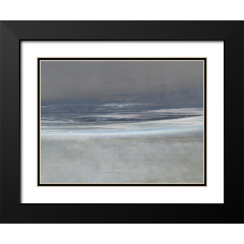 View at Dusk Black Modern Wood Framed Art Print with Double Matting by Messina, Jake