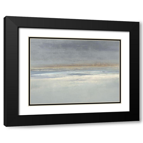 Horizon View Black Modern Wood Framed Art Print with Double Matting by Messina, Jake