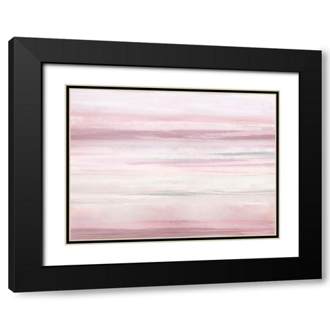 Blush Perspective IV Black Modern Wood Framed Art Print with Double Matting by Messina, Jake