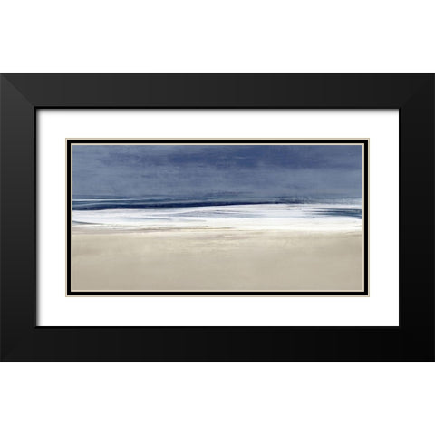 Midnight Perspective Black Modern Wood Framed Art Print with Double Matting by Messina, Jake