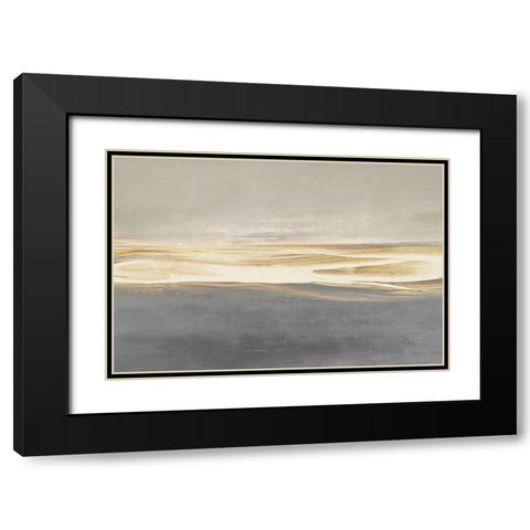 Glow on the Horizon Black Modern Wood Framed Art Print with Double Matting by Messina, Jake