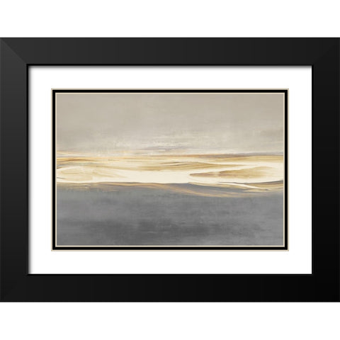 Glow on the Horizon Black Modern Wood Framed Art Print with Double Matting by Messina, Jake