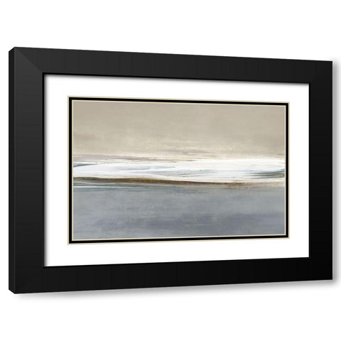 Reflective II Black Modern Wood Framed Art Print with Double Matting by Messina, Jake