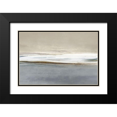 Reflective II Black Modern Wood Framed Art Print with Double Matting by Messina, Jake