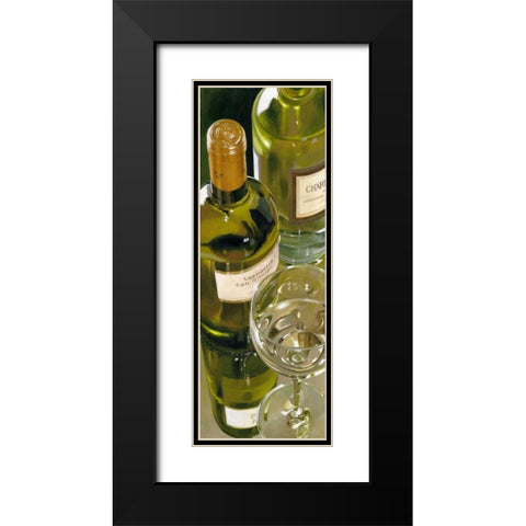 Vernaccia di San Gimignano Black Modern Wood Framed Art Print with Double Matting by Ferreri, Stefano