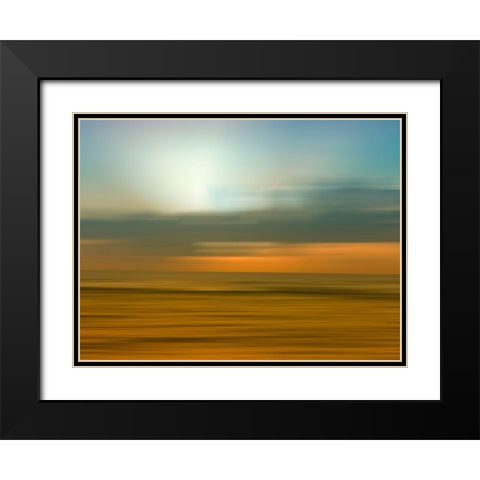 USA, Hawaii, Kauai, sunset Black Modern Wood Framed Art Print with Double Matting by Plank, Savanah