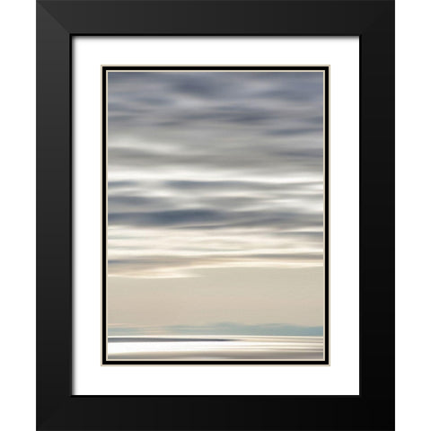 Cloud Formations Black Modern Wood Framed Art Print with Double Matting by Plank, Savanah