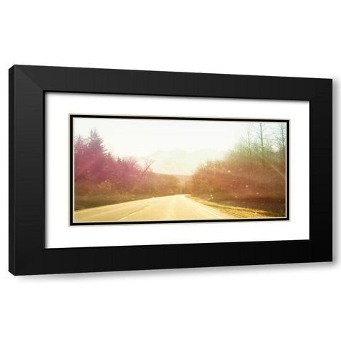 Alsaska Roadtrip Black Modern Wood Framed Art Print with Double Matting by Plank, Savanah