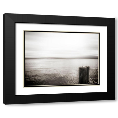 USA, Seattle, view from Alki b Black Modern Wood Framed Art Print with Double Matting by Plank, Savanah