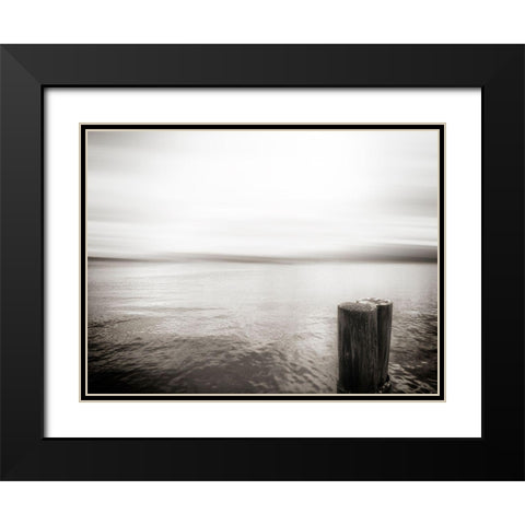 USA, Seattle, view from Alki b Black Modern Wood Framed Art Print with Double Matting by Plank, Savanah