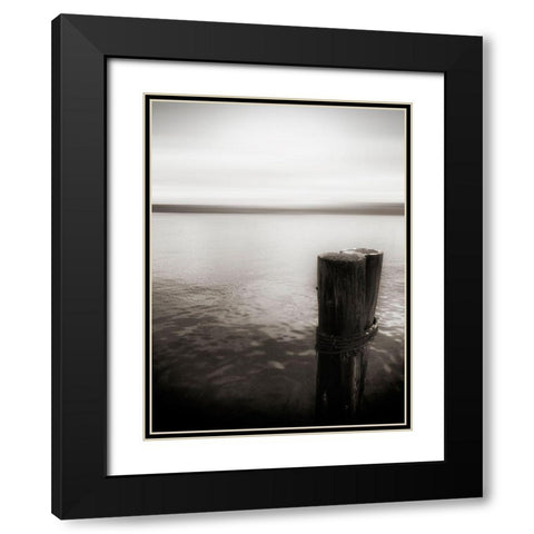 USA, Seattle, view from Alki b Black Modern Wood Framed Art Print with Double Matting by Plank, Savanah