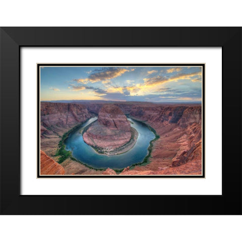 Grand Canyon Sunset Black Modern Wood Framed Art Print with Double Matting by Bennion, Scott