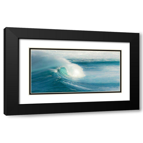 Jaws - Maui Black Modern Wood Framed Art Print with Double Matting by Bennion, Scott