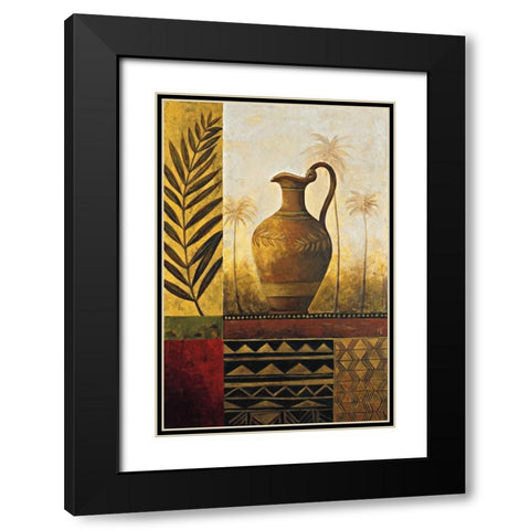Treasures II Black Modern Wood Framed Art Print with Double Matting by Williamson, Sarah