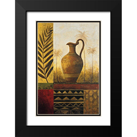 Treasures II Black Modern Wood Framed Art Print with Double Matting by Williamson, Sarah