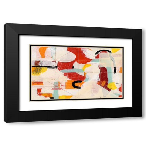 Resting Black Modern Wood Framed Art Print with Double Matting by Stevenett, Diane