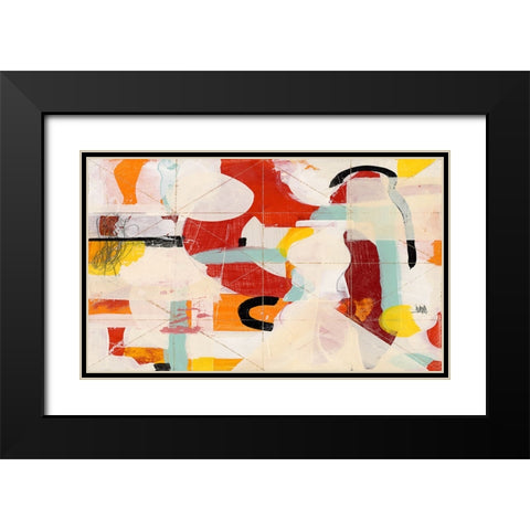 Resting Black Modern Wood Framed Art Print with Double Matting by Stevenett, Diane