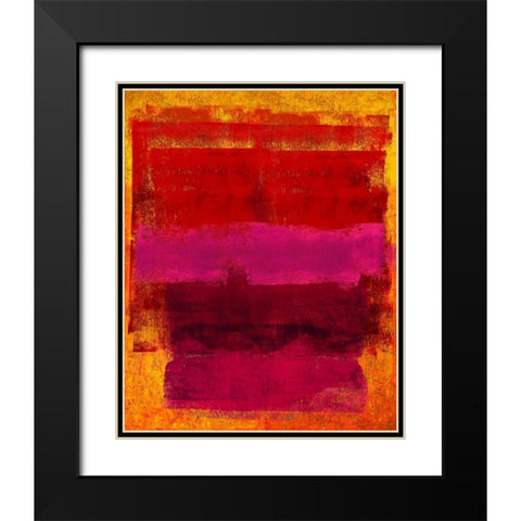 Passionate Black Modern Wood Framed Art Print with Double Matting by Hamilton, Taylor