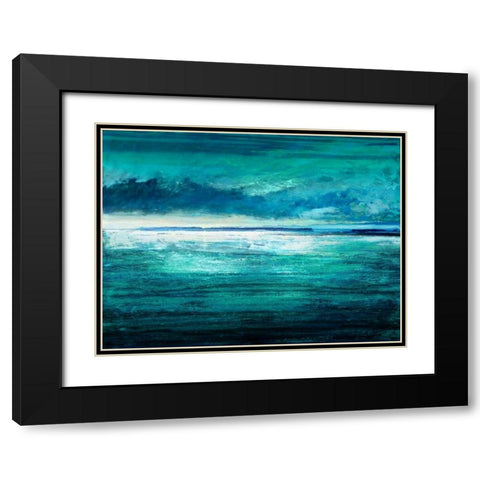Reflection on the Horizon I Black Modern Wood Framed Art Print with Double Matting by Hamilton, Taylor
