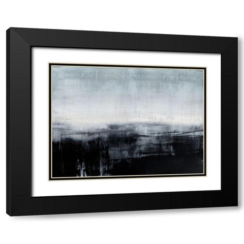 Transpire Black Modern Wood Framed Art Print with Double Matting by Hamilton, Taylor