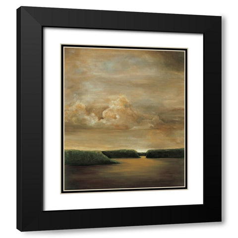 Light and Shadows I Black Modern Wood Framed Art Print with Double Matting by Mitchell, Todd